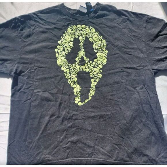 GHOST FACE KILLER SCREAM MOVIE SHIRT MENS 2XL XXL VINTAGE SKILL CROSS BONES MASK - Picture 1 of 4